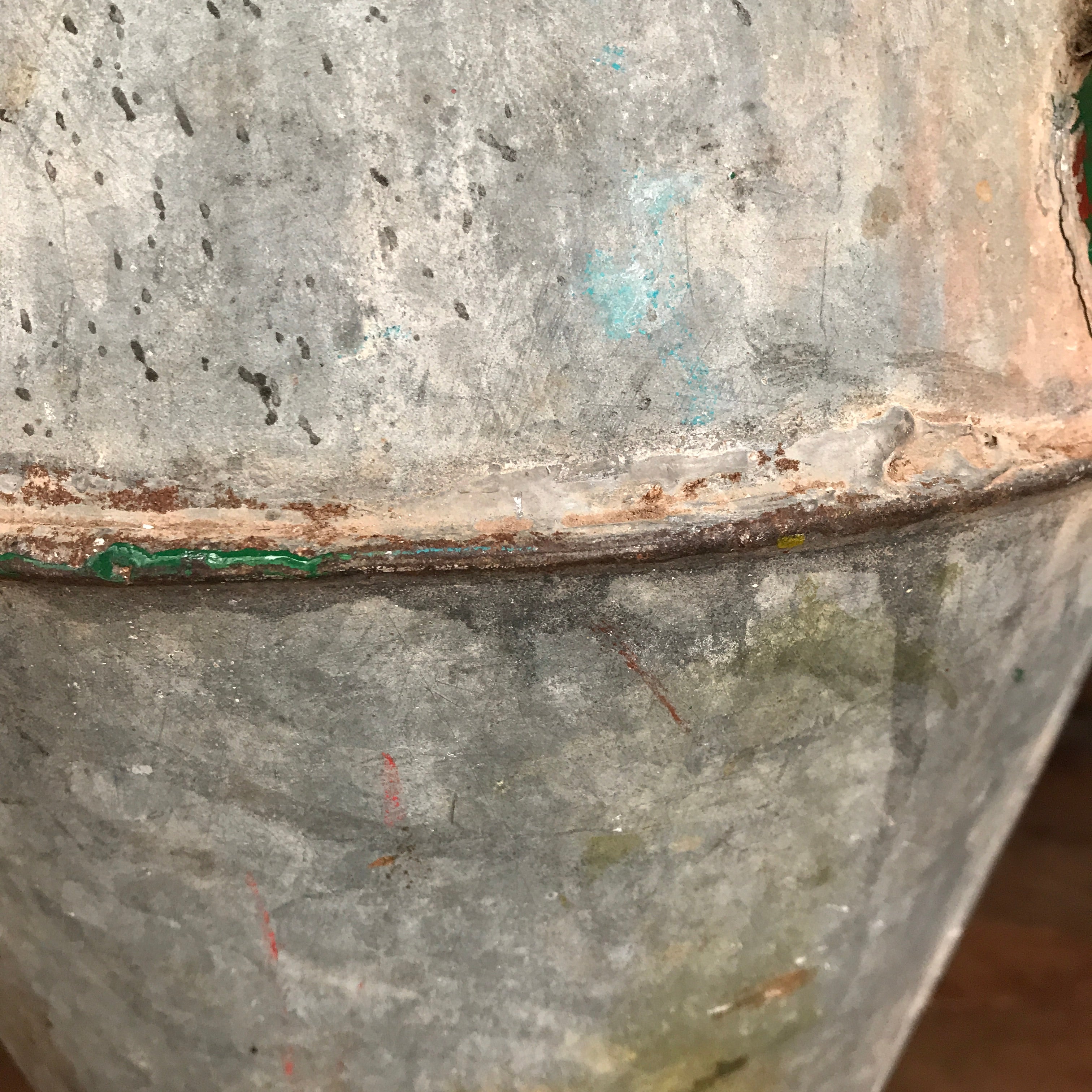 Vintage Puglian Tin Water Pitcher
