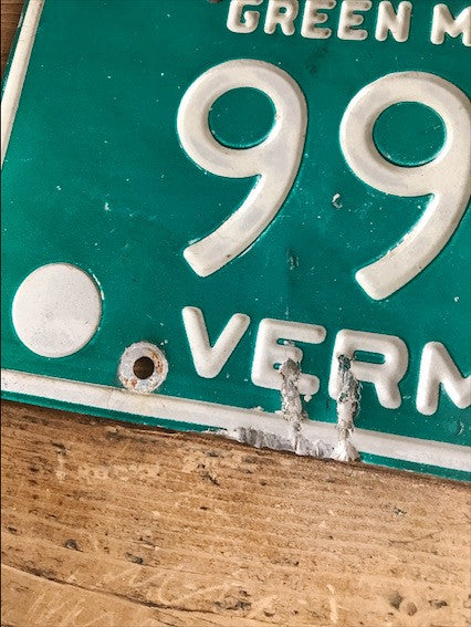 1980s Vermont License Plate - Green Mountains