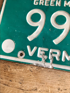 1980s Vermont License Plate - Green Mountains