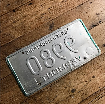 1980s Vermont License Plate - Green Mountains
