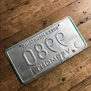 1980s Vermont License Plate - Green Mountains