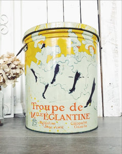 Large "Toulouse Latrec" Tin by Bertels Can Co. for Sherry Wine and Spirits Co.