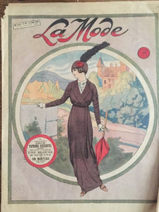 Vintage French Fashion Prints Trio