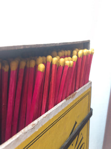 Vintage Belgian Matches and Matchbox Holder