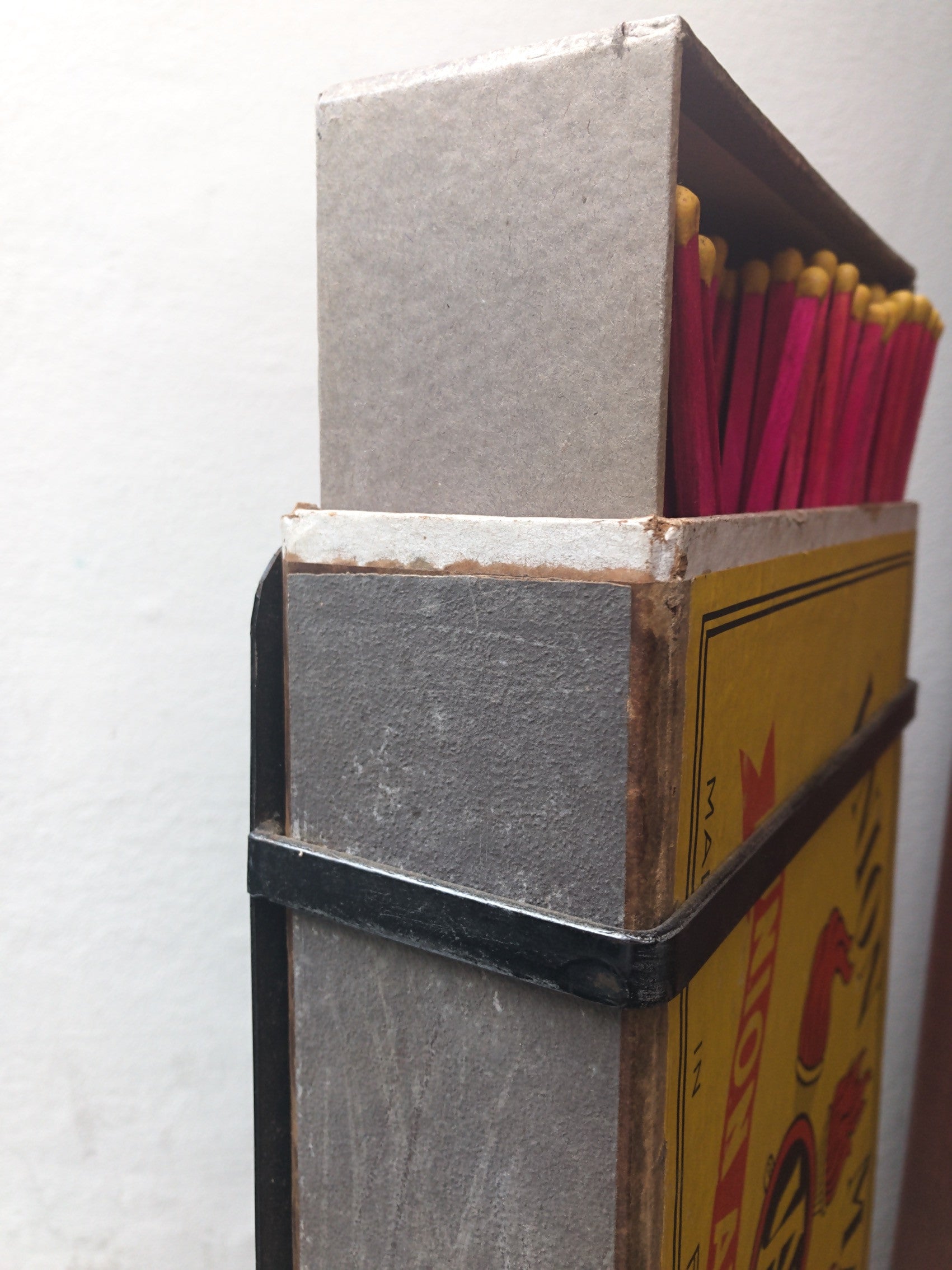 Vintage Belgian Matches and Matchbox Holder