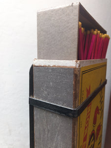 Vintage Belgian Matches and Matchbox Holder