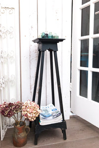Tall Vintage Painted Plant Stand or Hallway Table