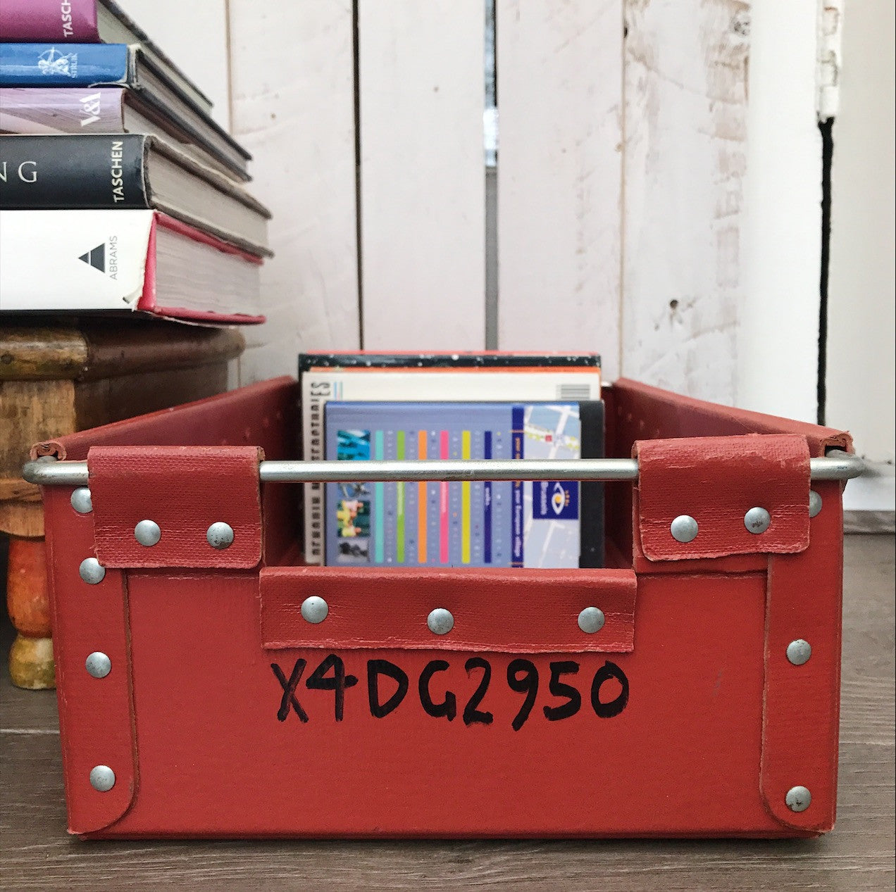 Vintage Storage Box/A4 Paper Fling Tray