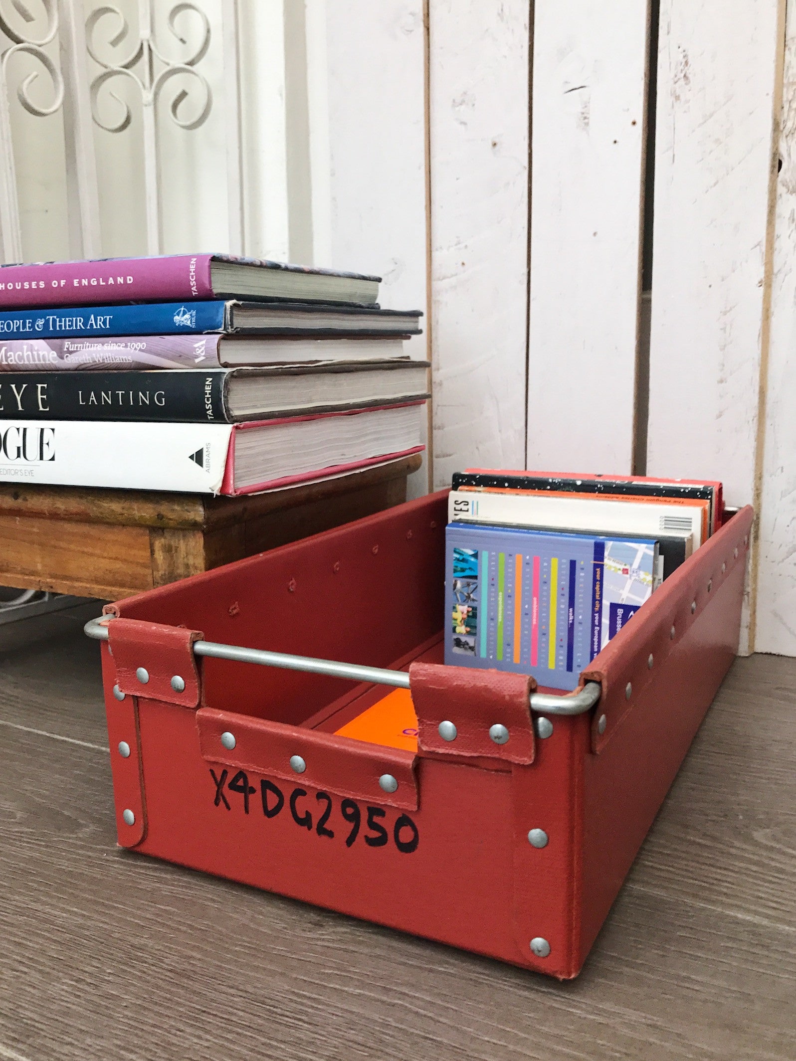 Vintage Storage Box/A4 Paper Fling Tray