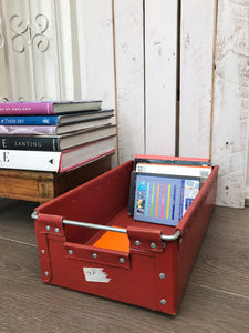 Vintage Storage Box/A4 Paper Fling Tray