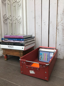 Vintage Storage Box/A4 Paper Fling Tray