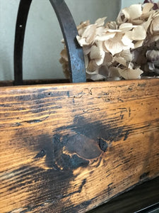 Vintage Trug with Iron Handle
