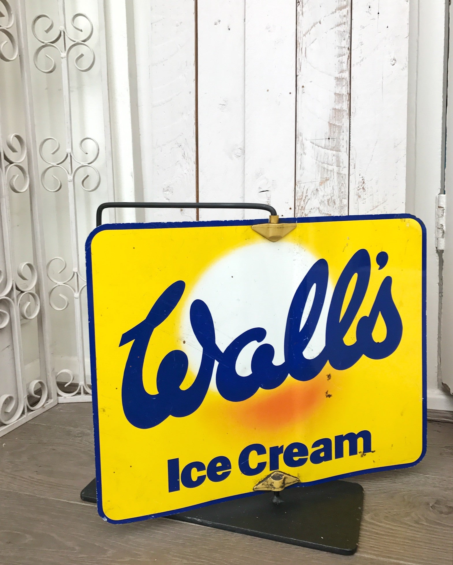 Vintage "Walls" Ice Cream Sign