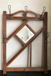 French Arts and Crafts Hat and Scarf Rack