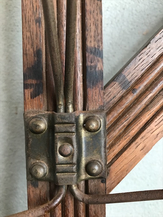 French Arts and Crafts Hat and Scarf Rack