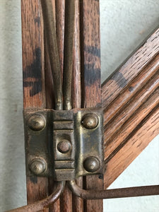 French Arts and Crafts Hat and Scarf Rack