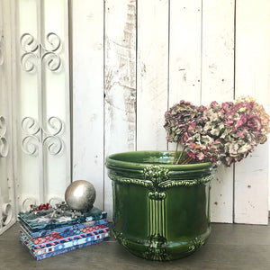 Antique Jardiniere/Victorian Majolica Plant Holder