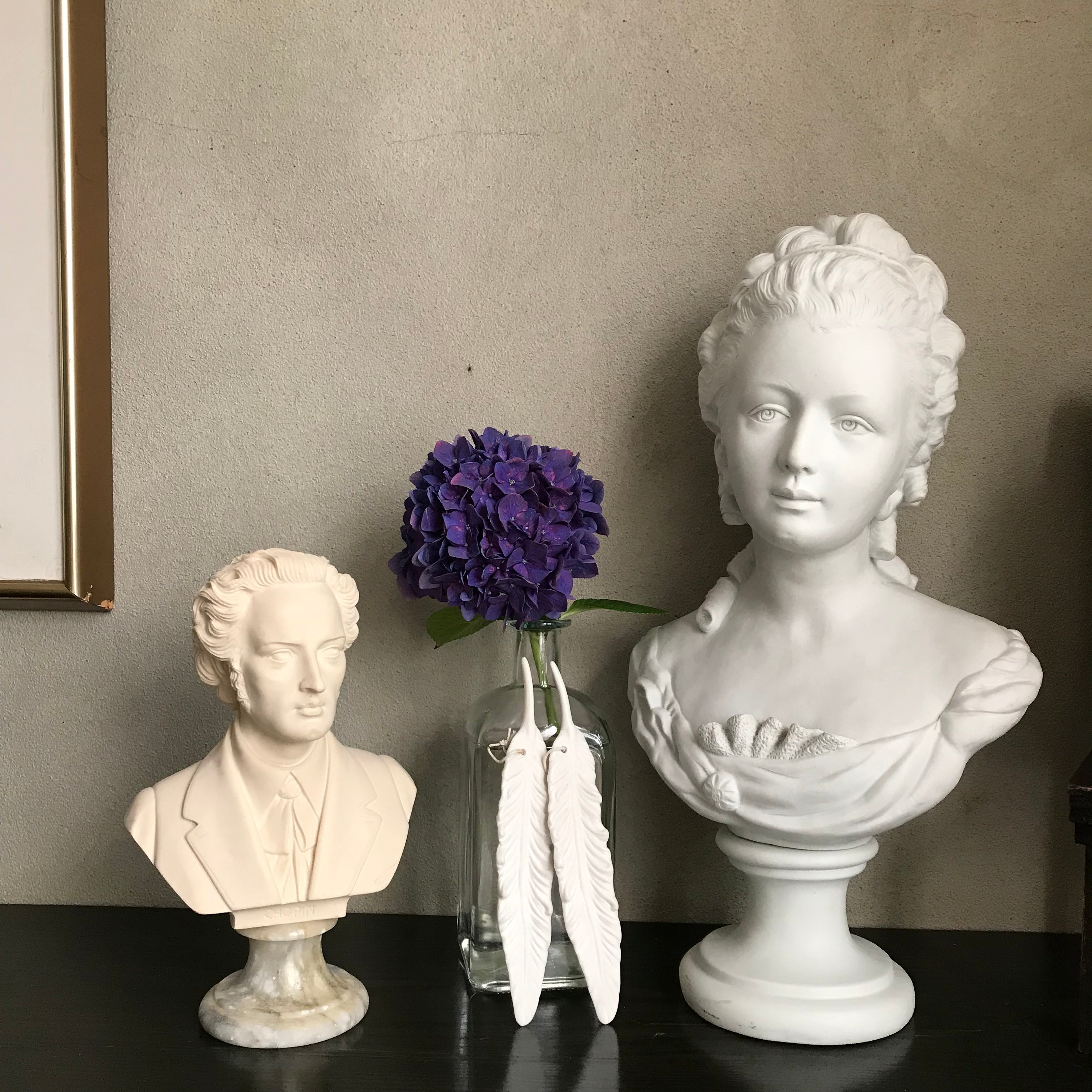 French Bisque Porcelain Bust