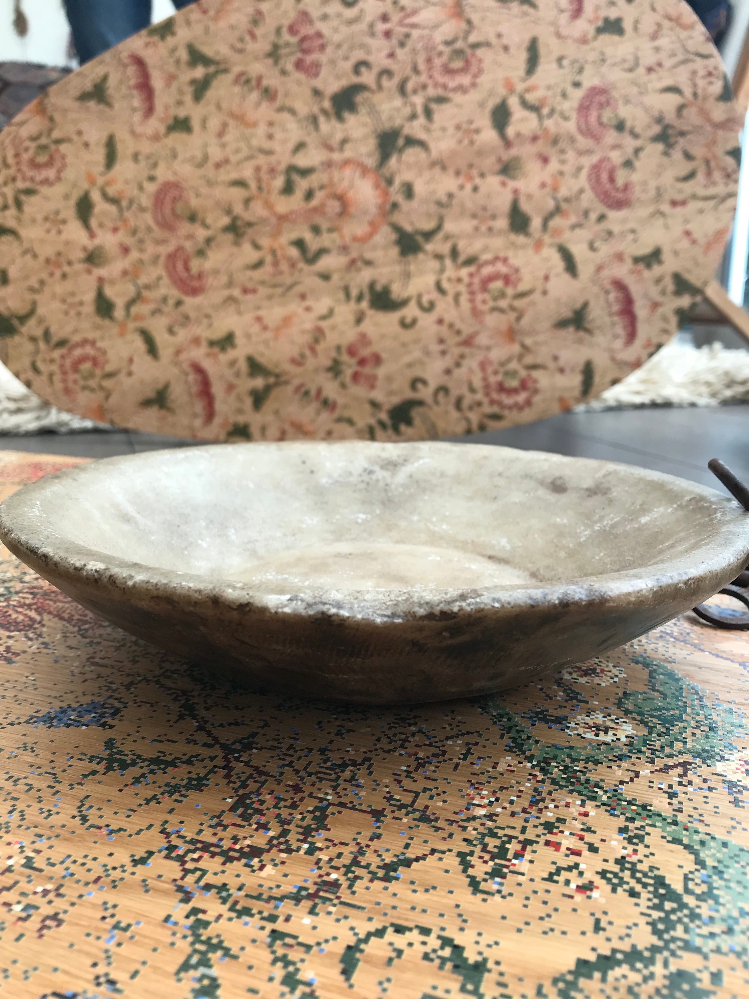 Antique Indian Marble Bowl