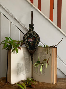 Antique Fire Bellows with Mother of Pearl inlay