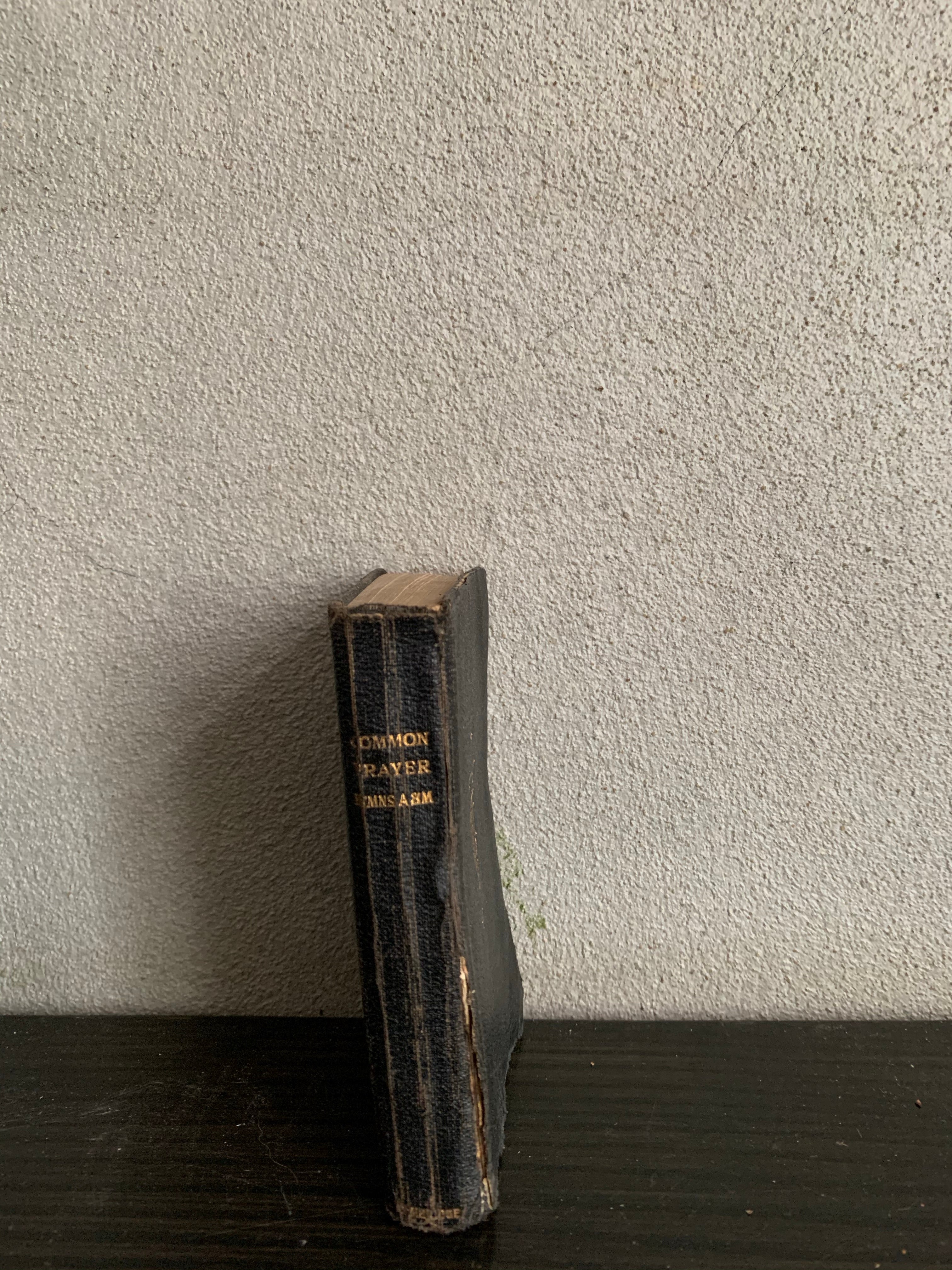 Tiny Old Leather Prayer Book