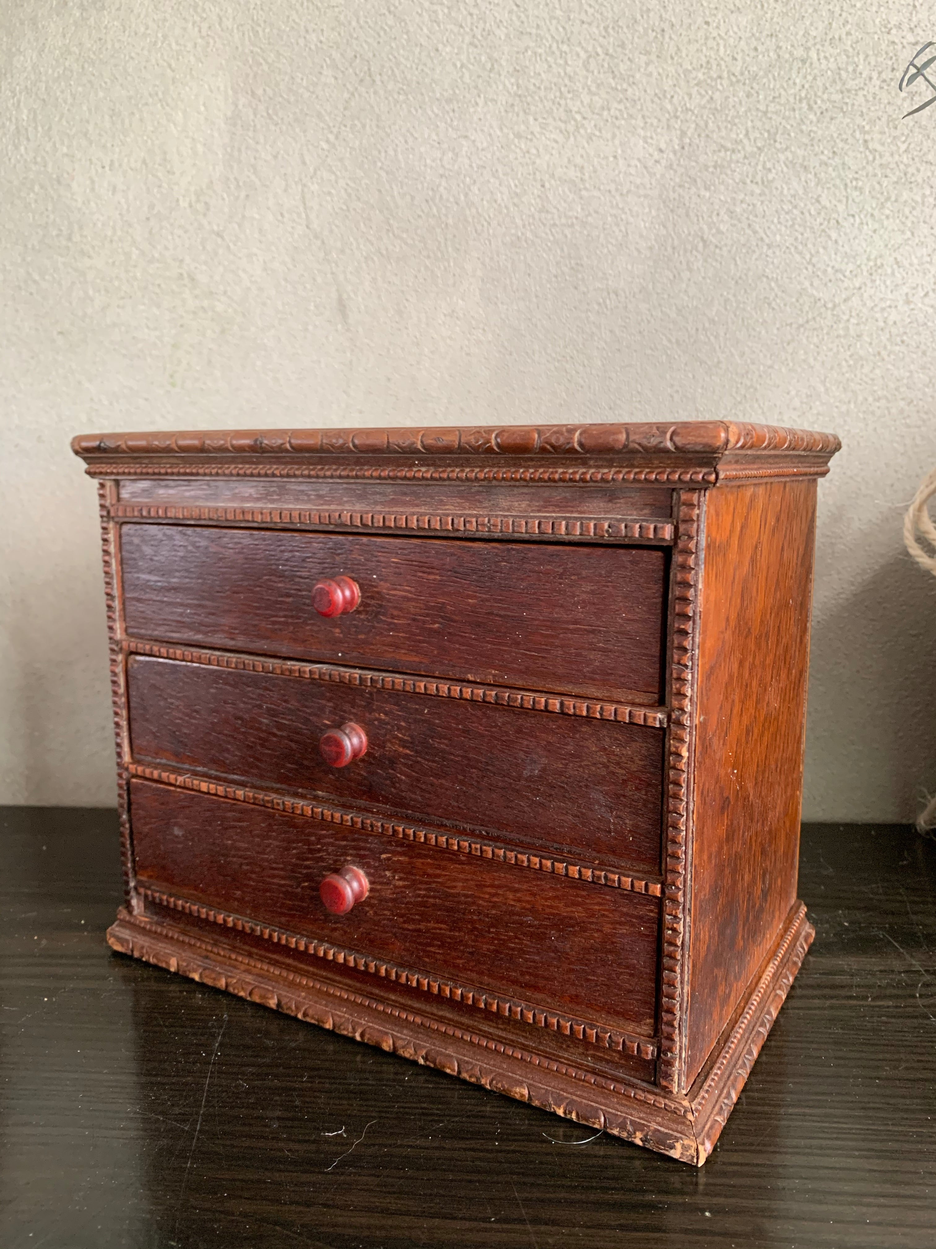 Vintage Apprentice Drawers with lined drawers