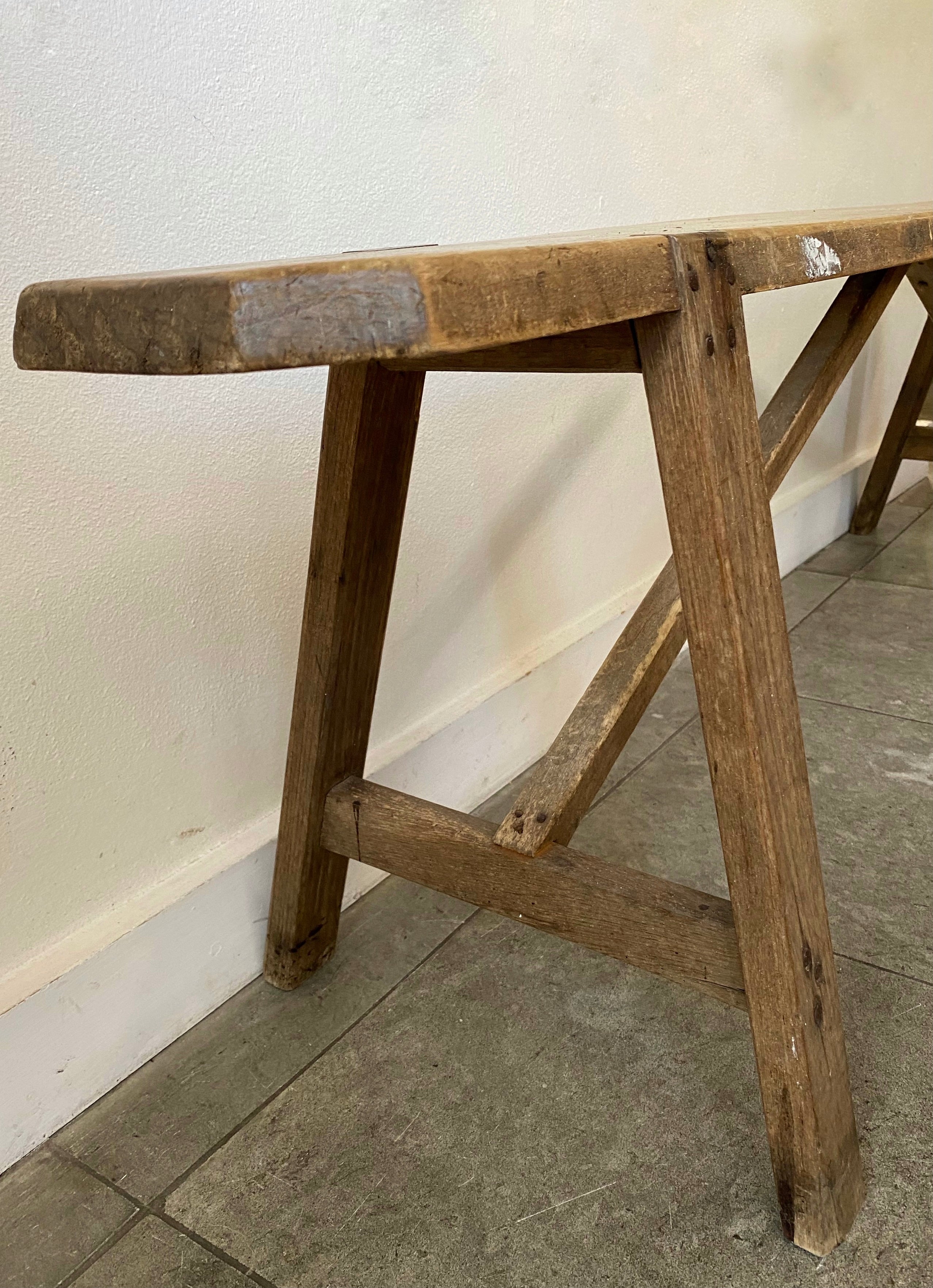 Long French Bench