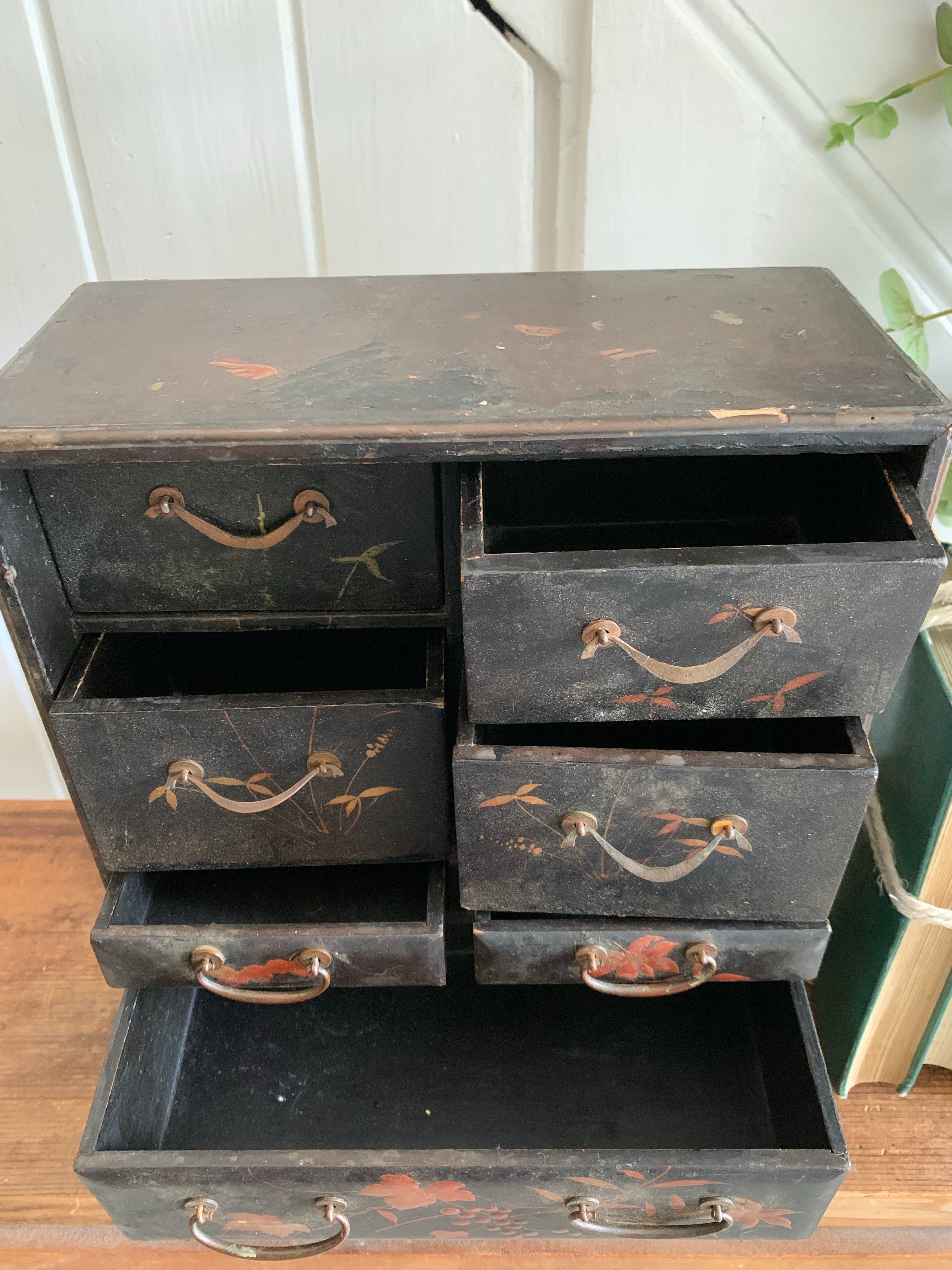 Small Antique Desktop Drawers