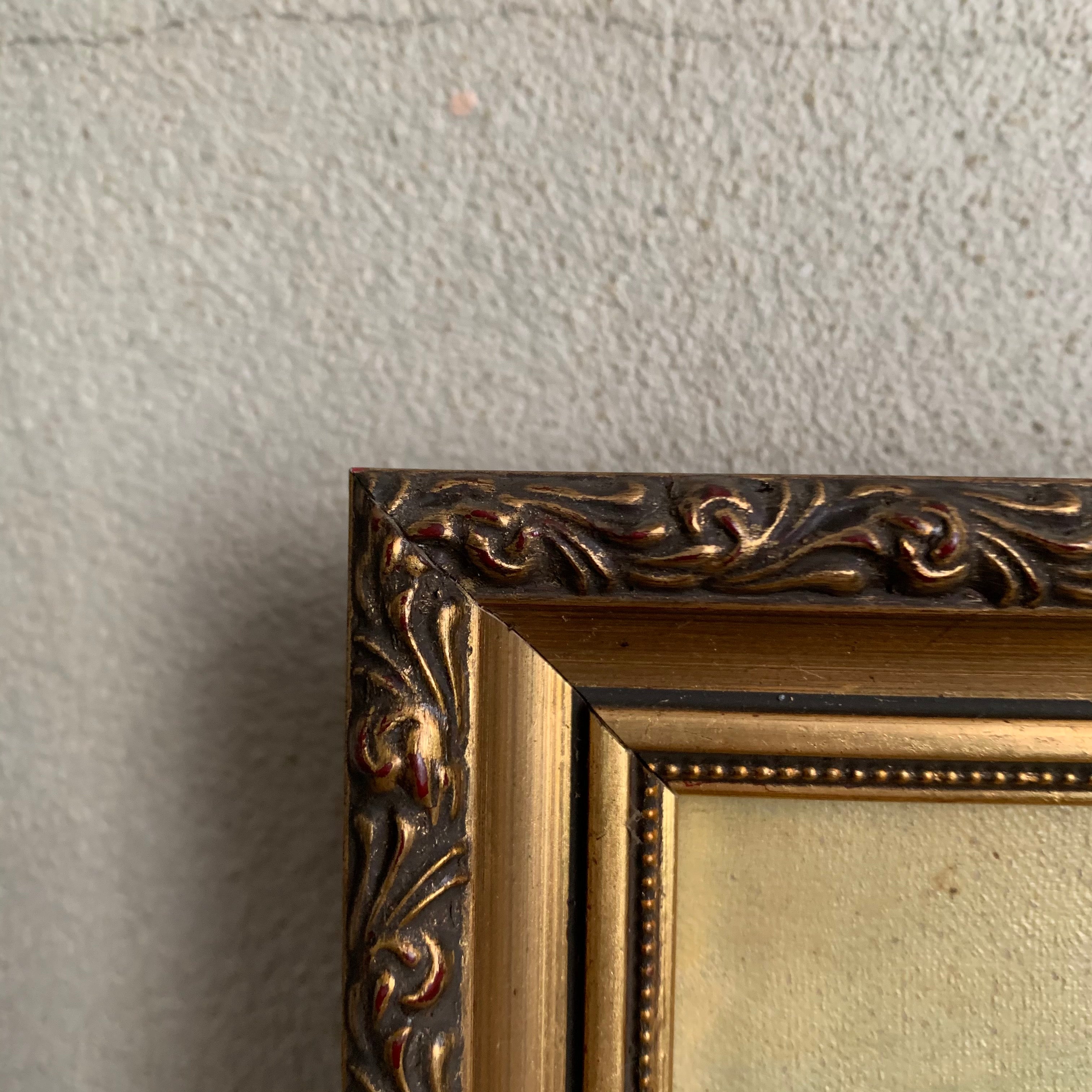 A Landscape at Dusk: Antique Oil, signed and dated 1902