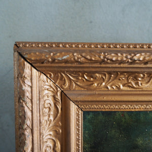 Moody Seas: Antique Oil on Board