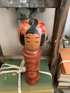 Small Vintage Japanese Kokeshi Doll 5