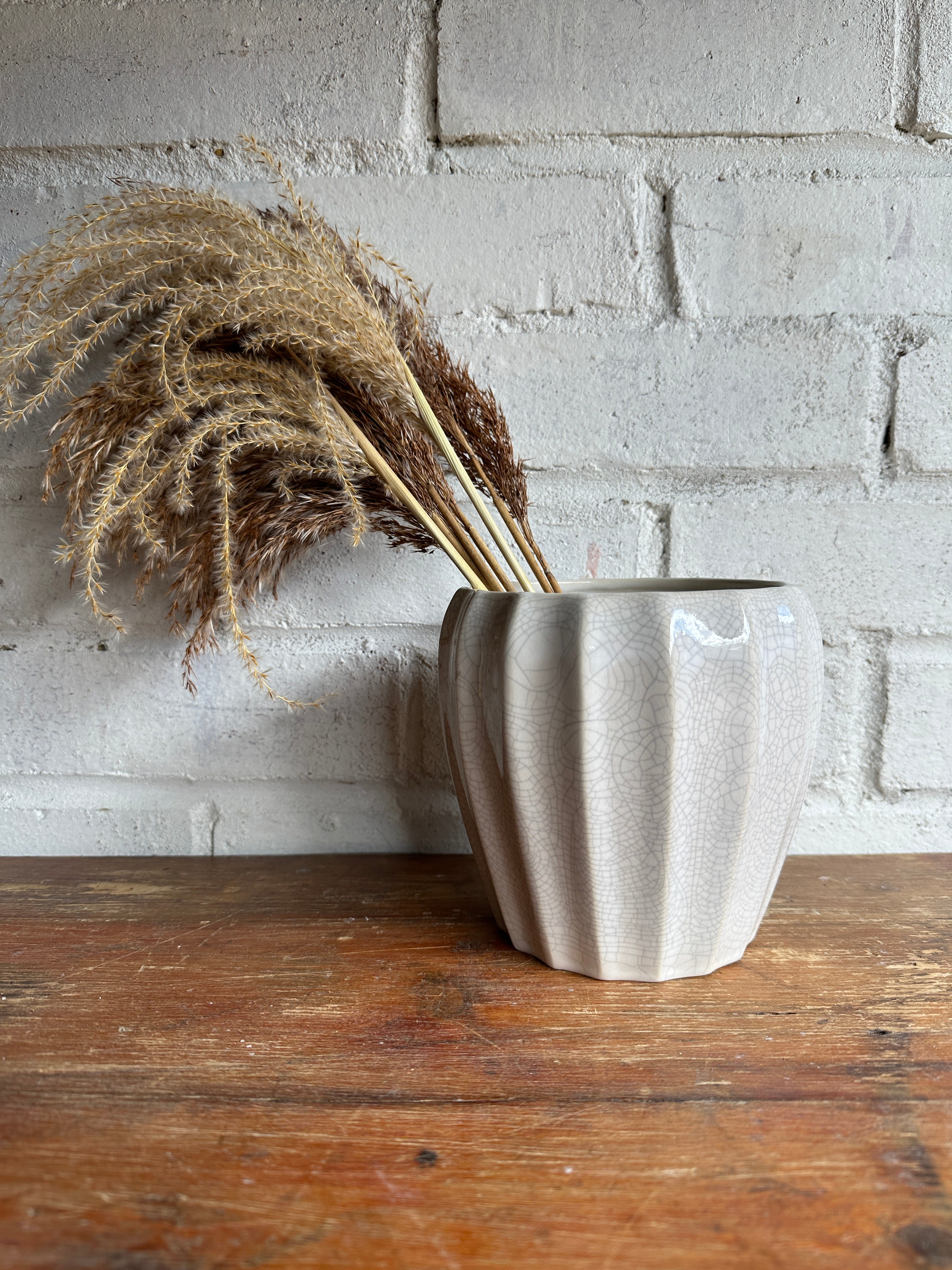 Crackled Glased Vase