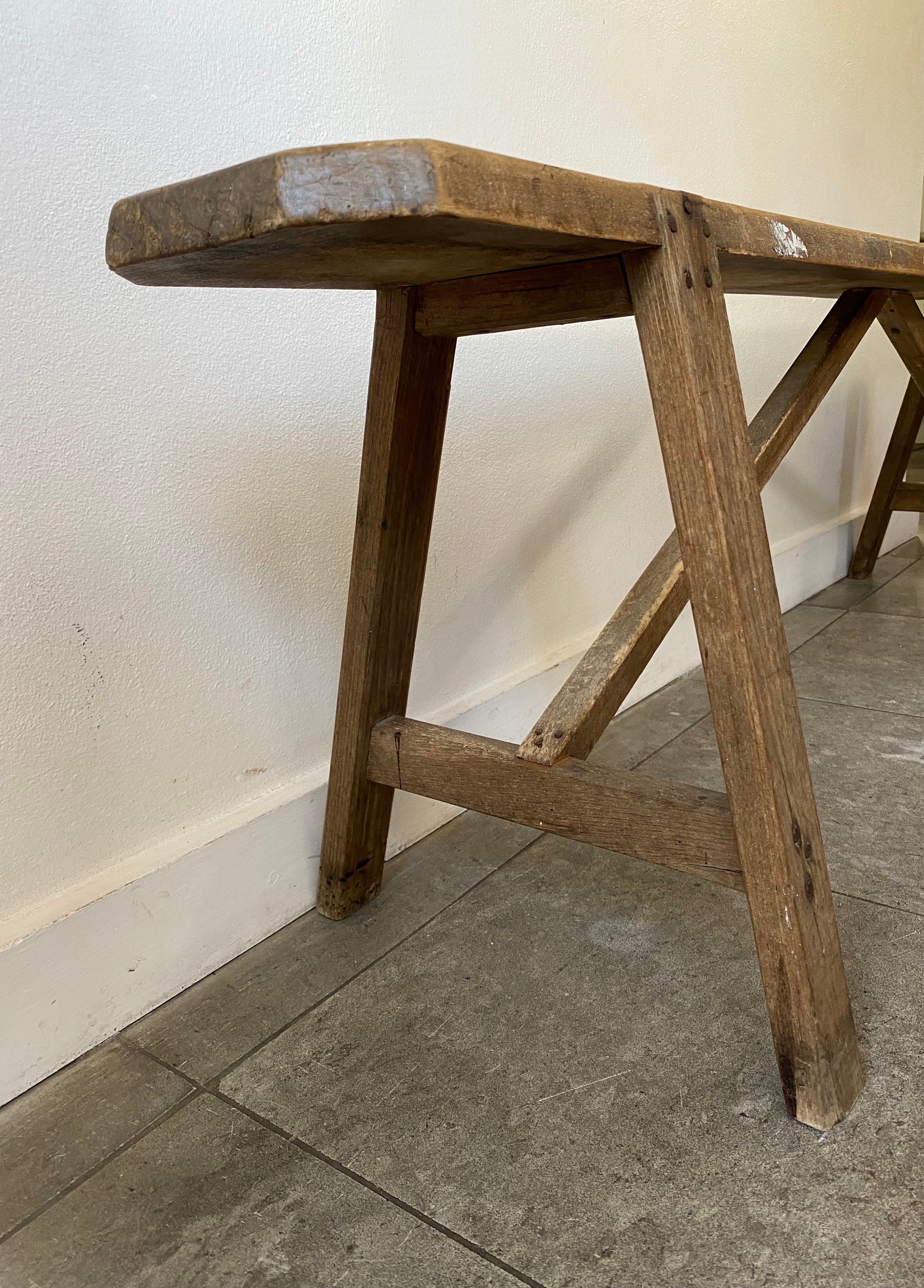 Long French Bench