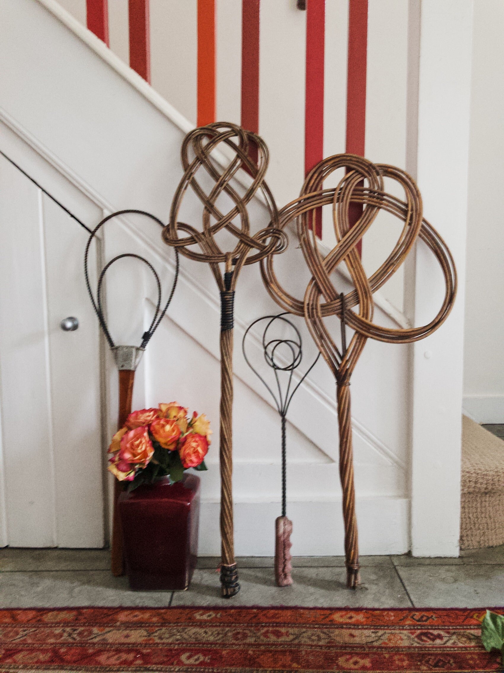 Antique Metal Rug Beater 1 - perfect for a gallery wall.
