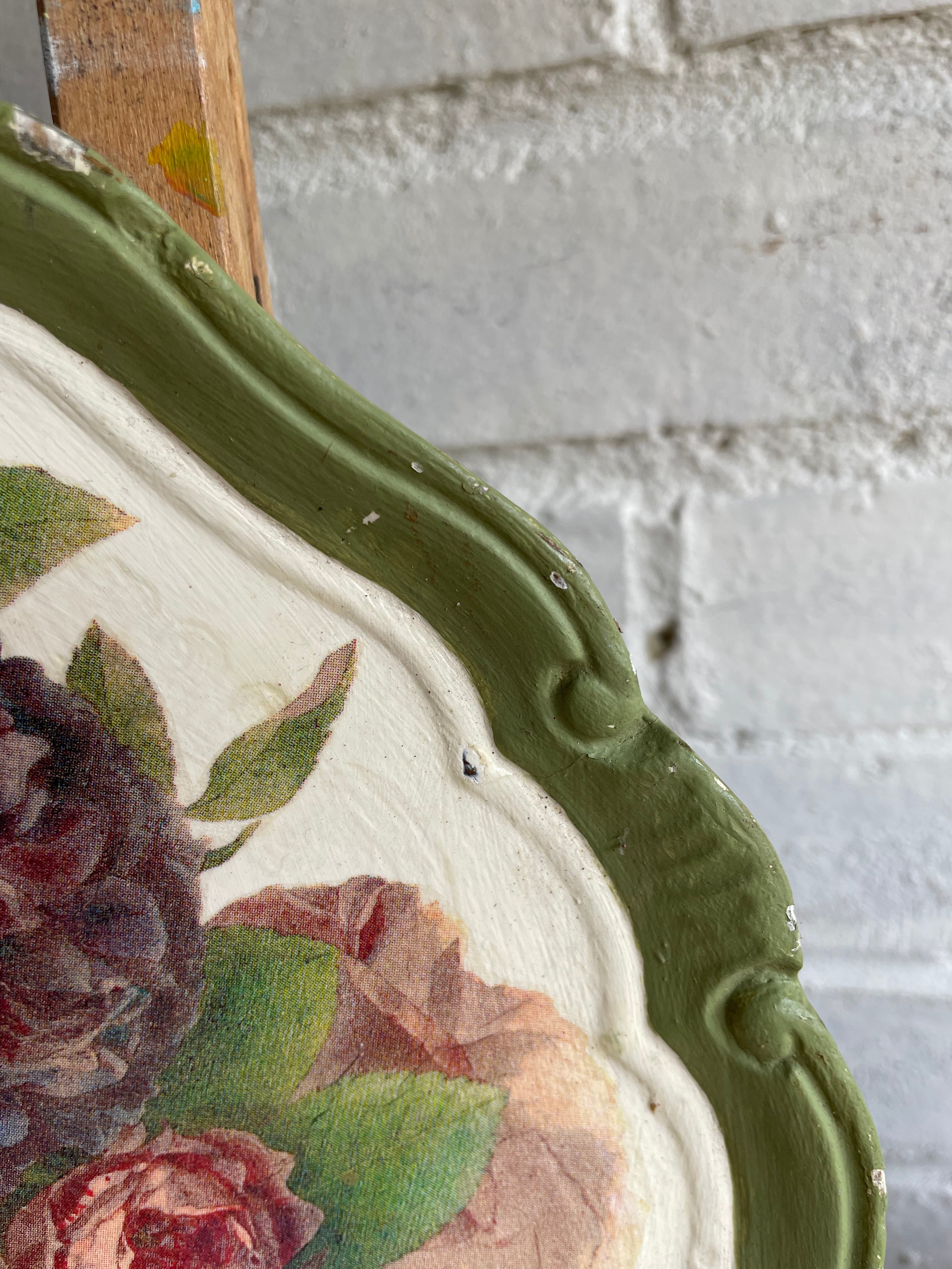 Decorative Floral Tray