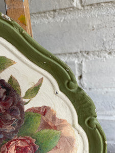 Decorative Floral Tray
