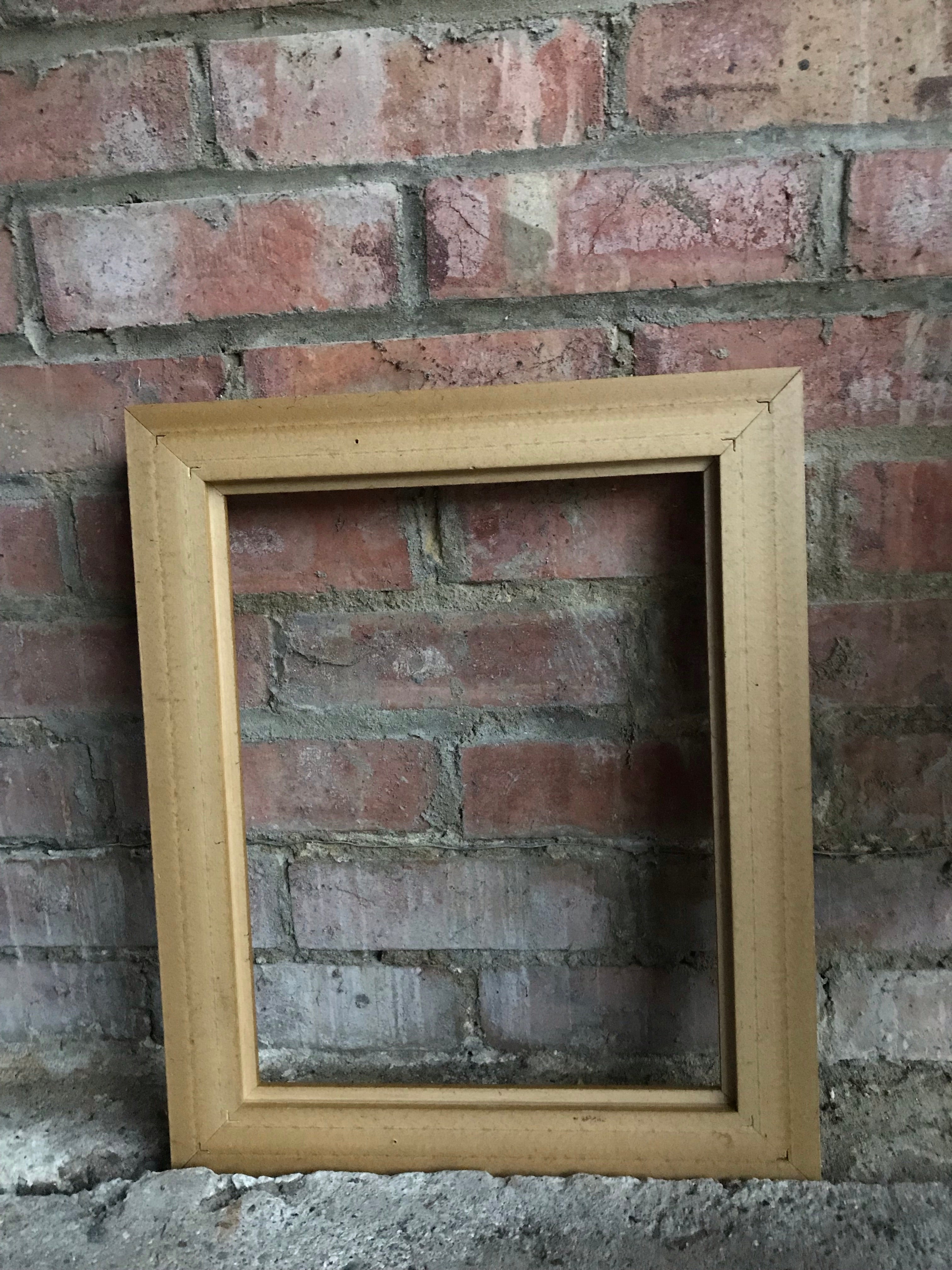 Small Gold Vintage Wood Frame with Decorative Detail