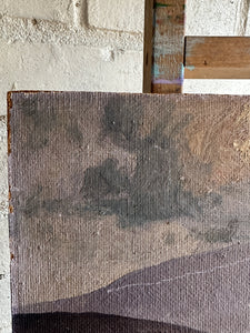 Gentle Landscape: Signed Oil on Board