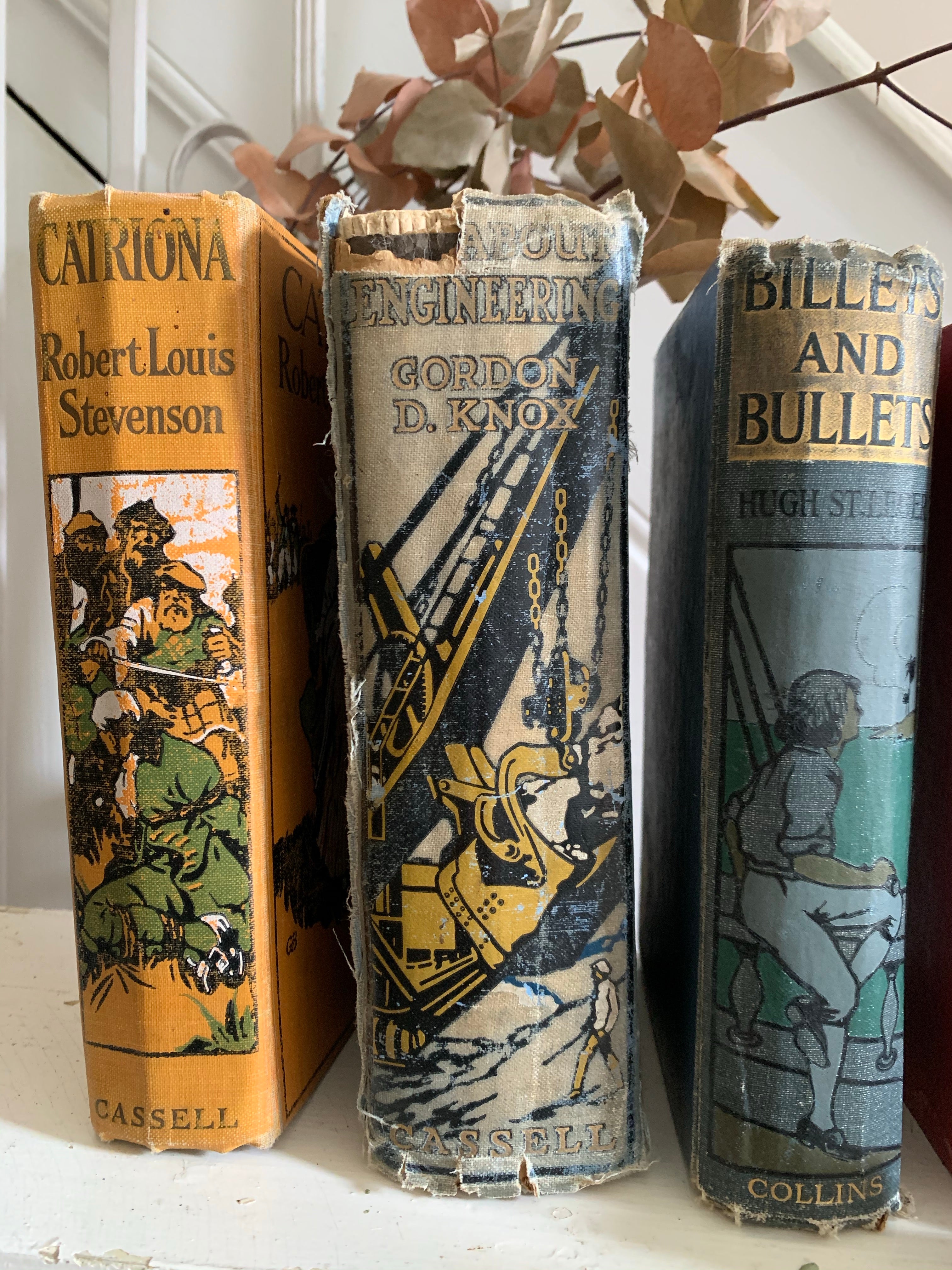 Beautiful Vintage Books - Set of Five