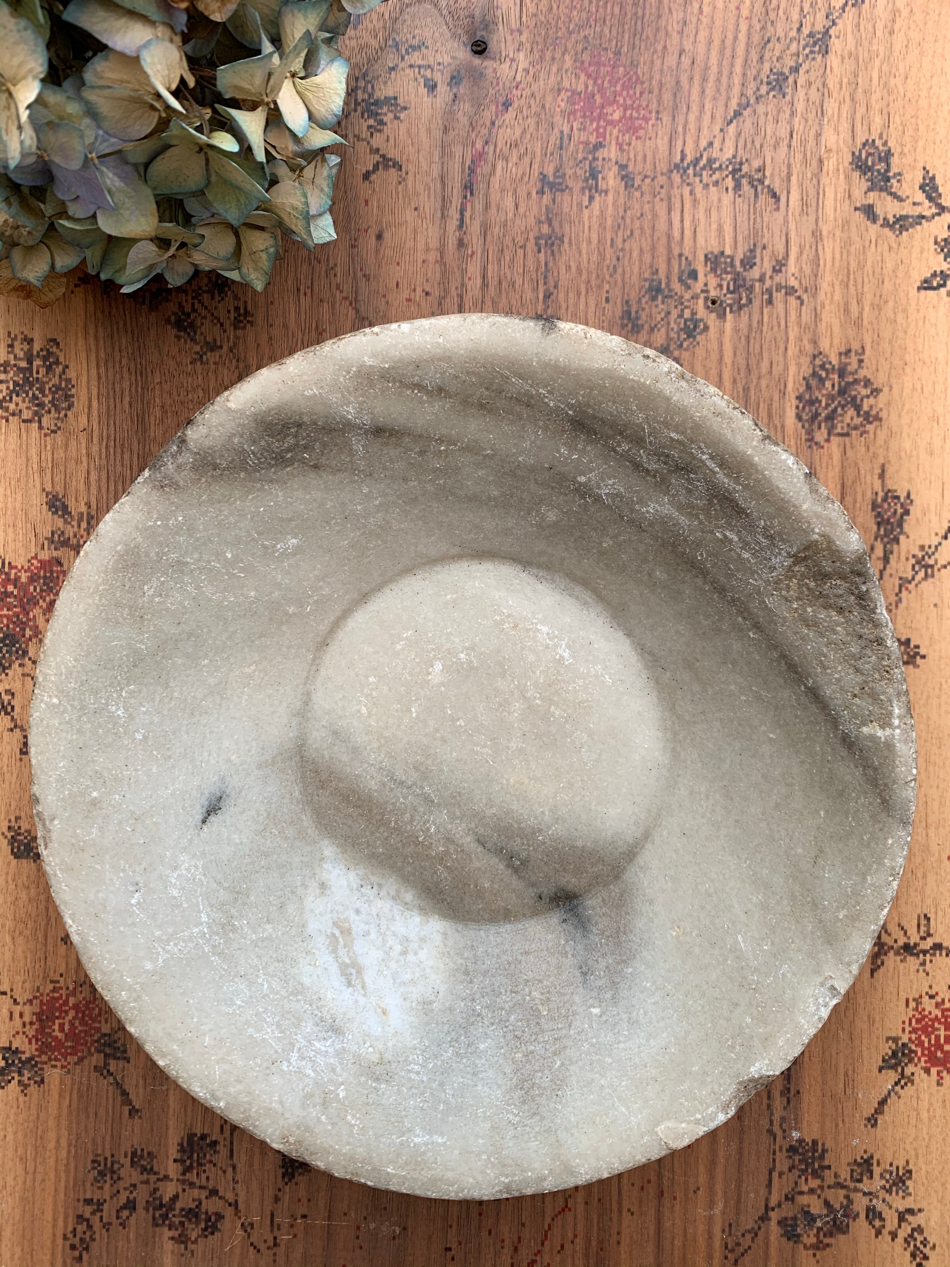 Antique Marble Stone Bowl