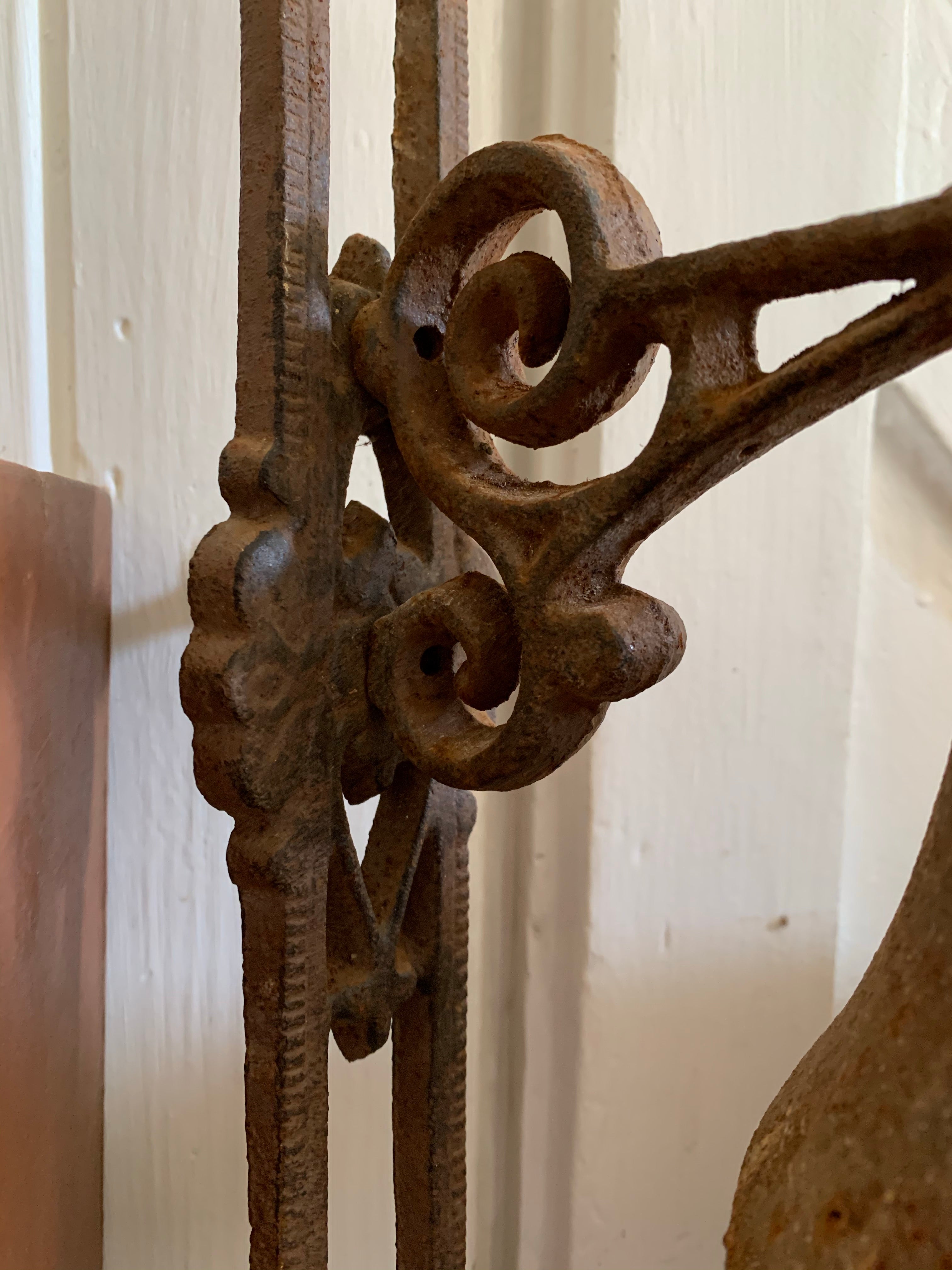 Rustic Antique Cast Iron Wall hanging Bell