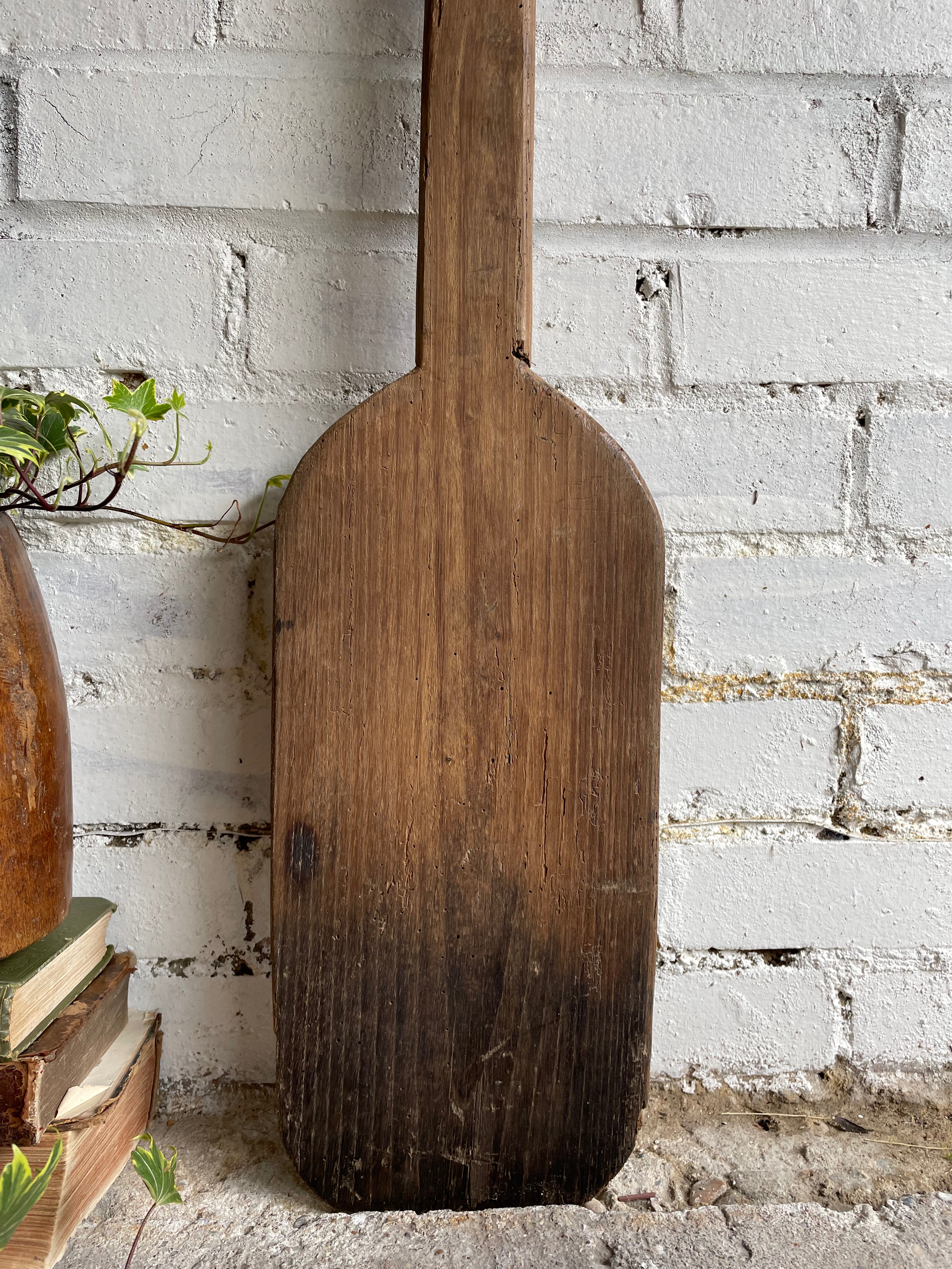 Large Antique Handcarved Bread Shovel