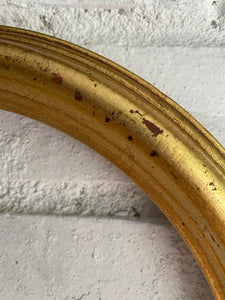 Small Round Gilt Frame