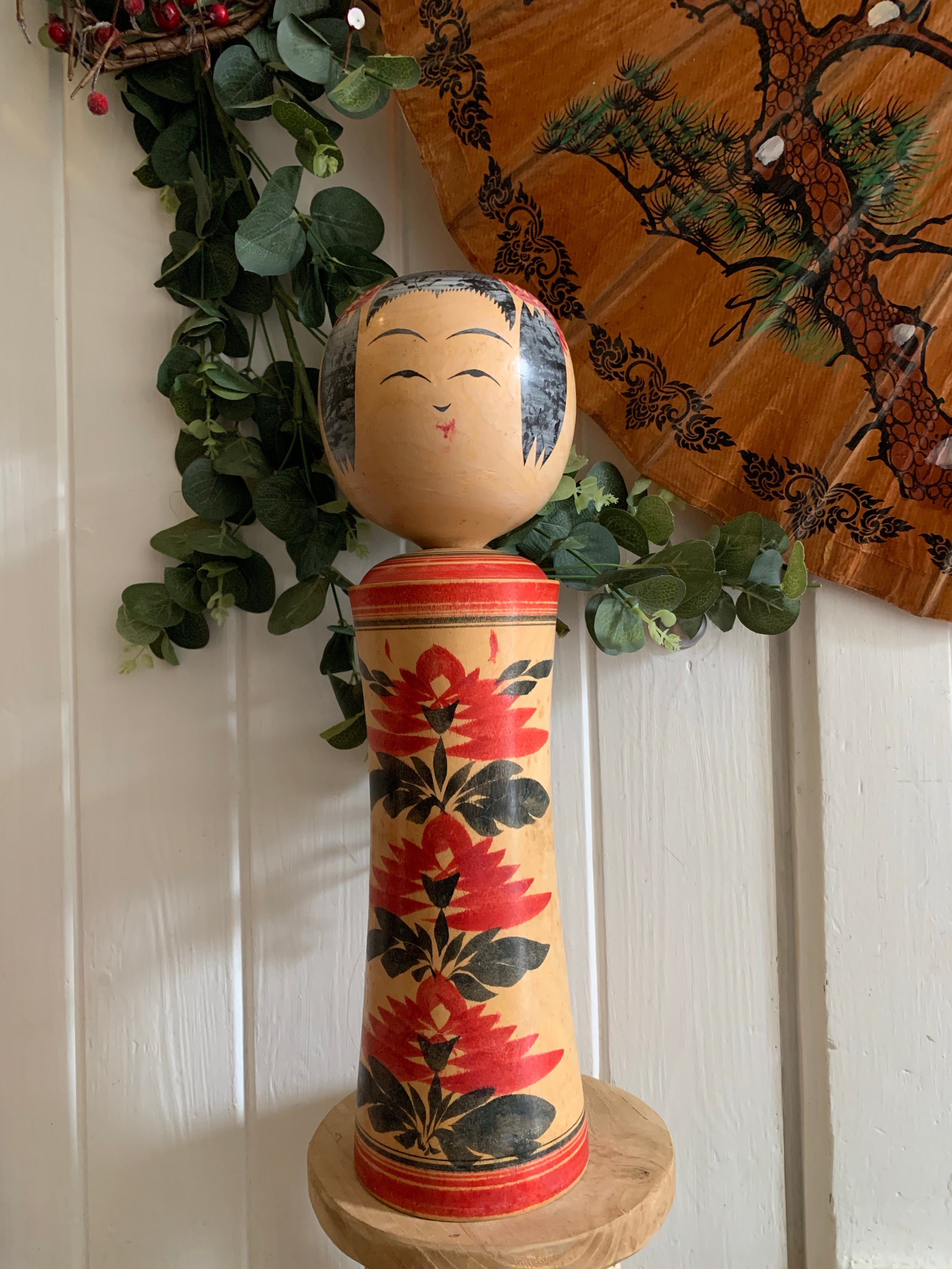 Very Large Vintage Japanese Kokeshi Doll