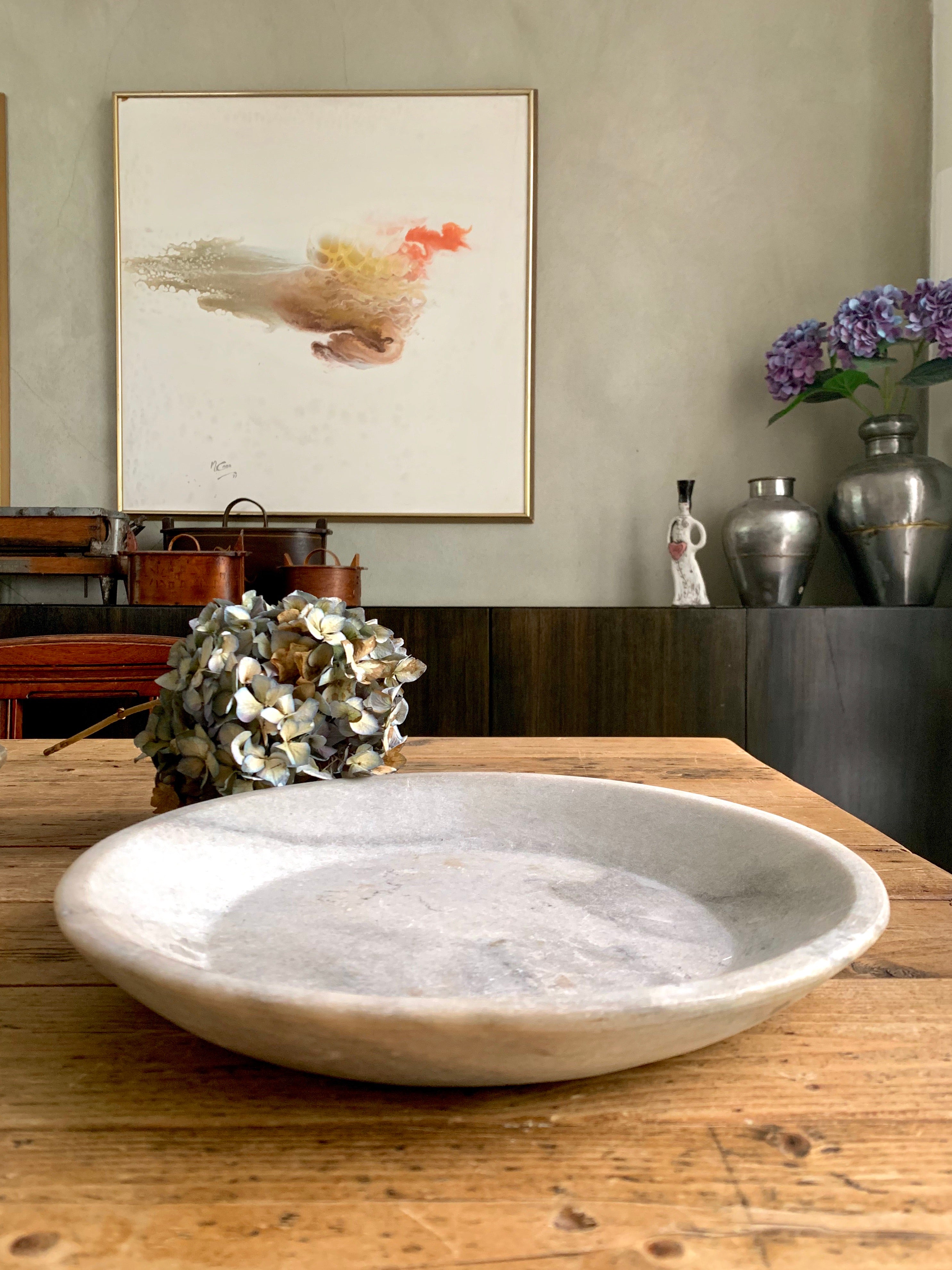 Large Stone Marble Bowl