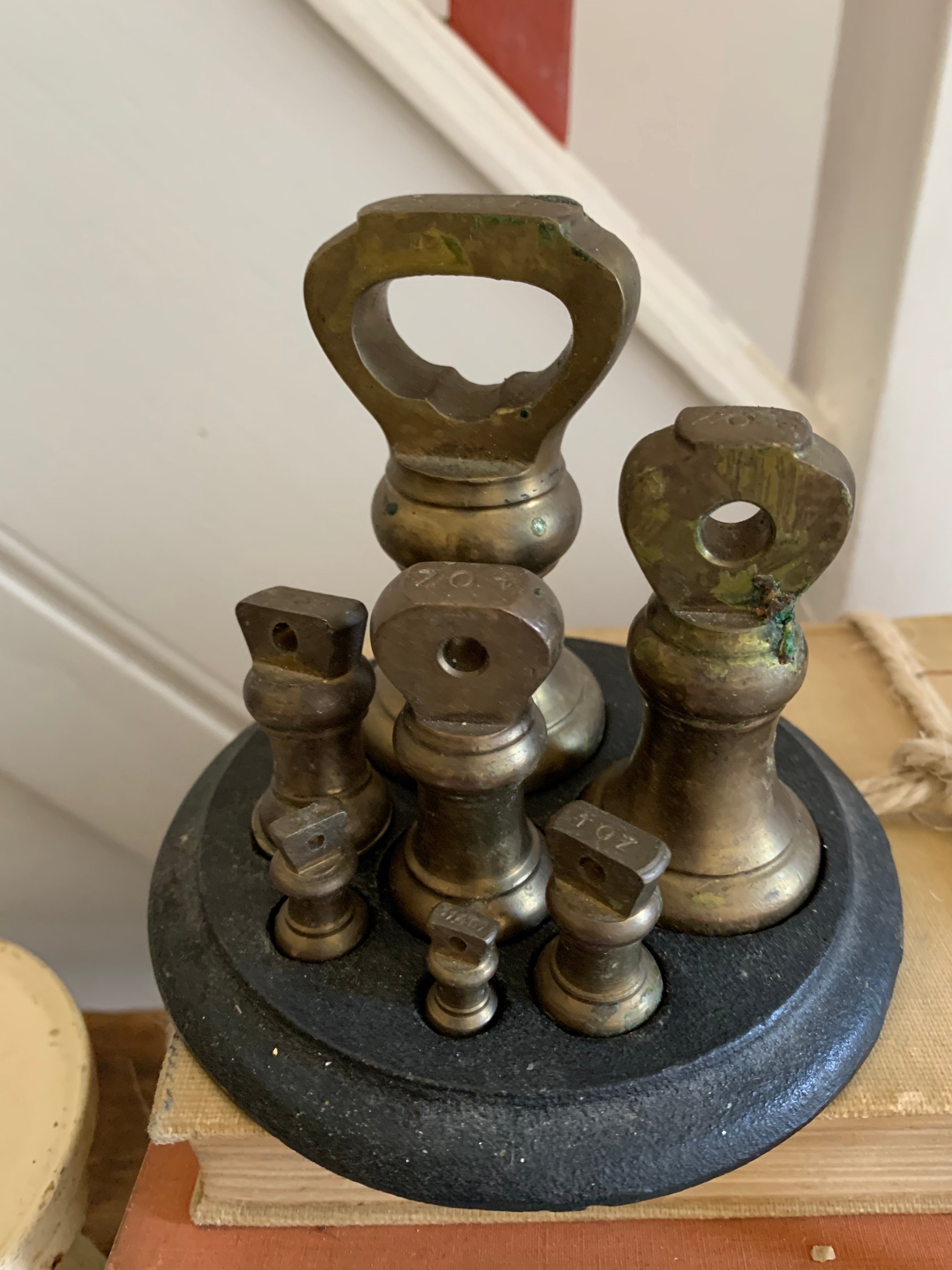 Vintage Scales with Brass Weights from Viking F. J.Thornton & Co. Ltd