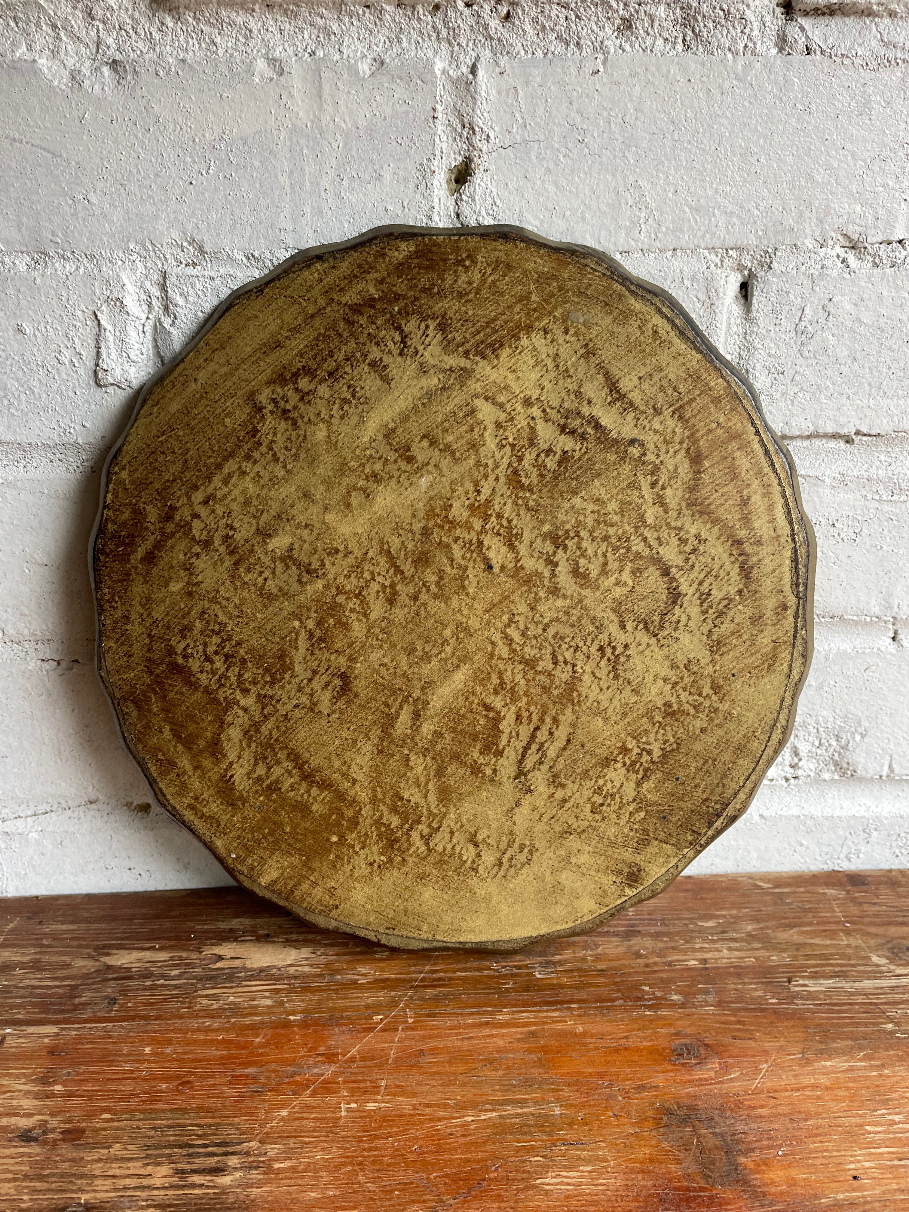 Florentine Tray in Black, Gold & Pink