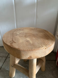 Miniature Teak Stool
