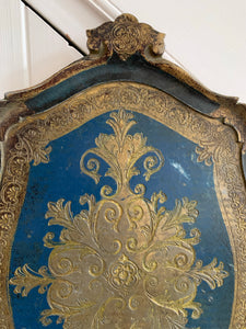 Large Blue and Gold Florentine Tray