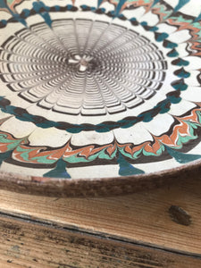Vintage Romanian Decorative Plate